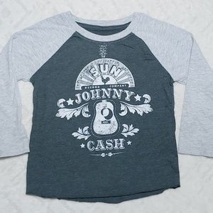Johnny Cash 3T long sleeve shirt